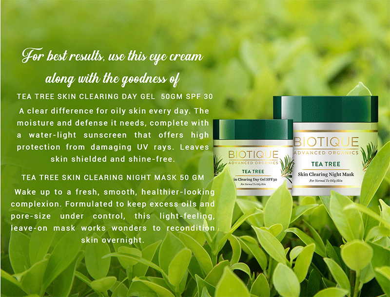 Tea tree skin clearing eye mask 15gm A+ image