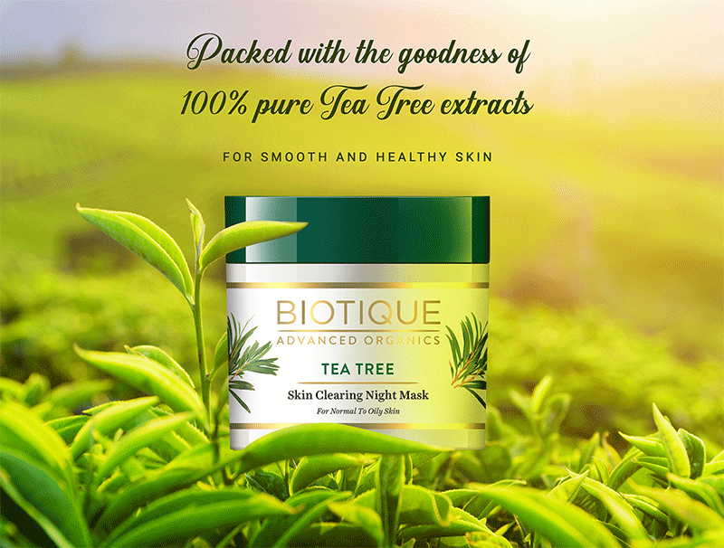 Tea tree skin clearing night mask 50gm A+ image