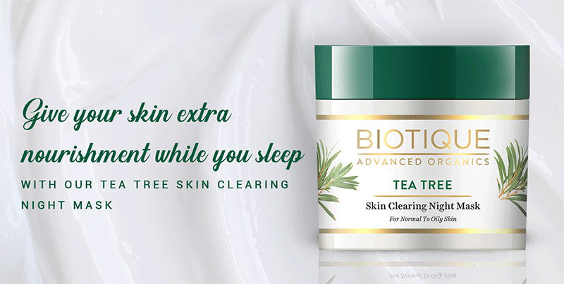 Tea tree skin clearing night mask 50gm A+ image