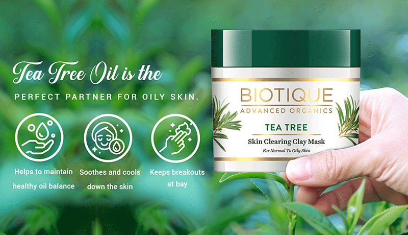 Tea tree skin clearing clay mask 70gm A+ image