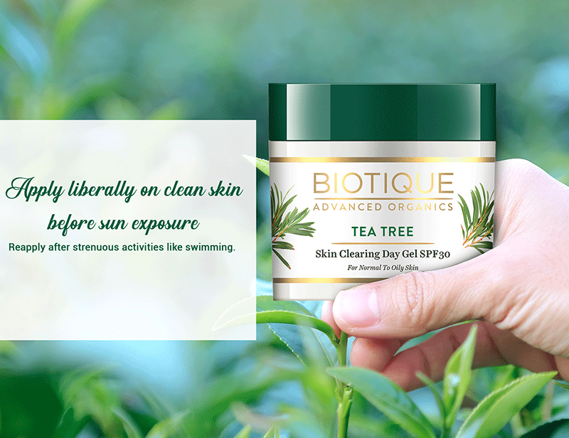 Tea tree skin clearing day gel spf 30 50gm A+ image