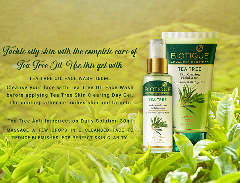 Tea tree skin clearing day gel spf 30 50gm A+ image