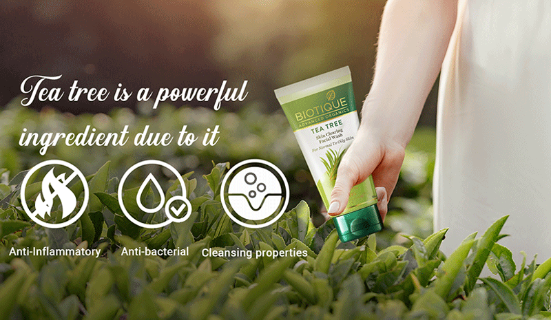 Tea tree skin clearing facial wash 150ml A+ image