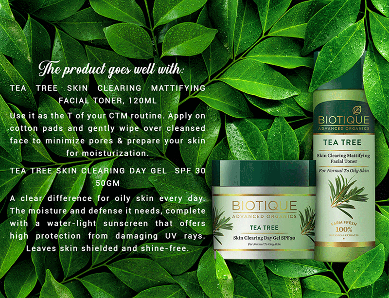 Tea tree skin clearing facial wash 150ml A+ image