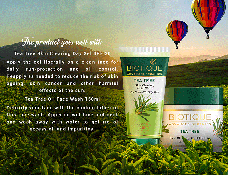 Tea tree targetted skin clearing gel 15gm A+ image