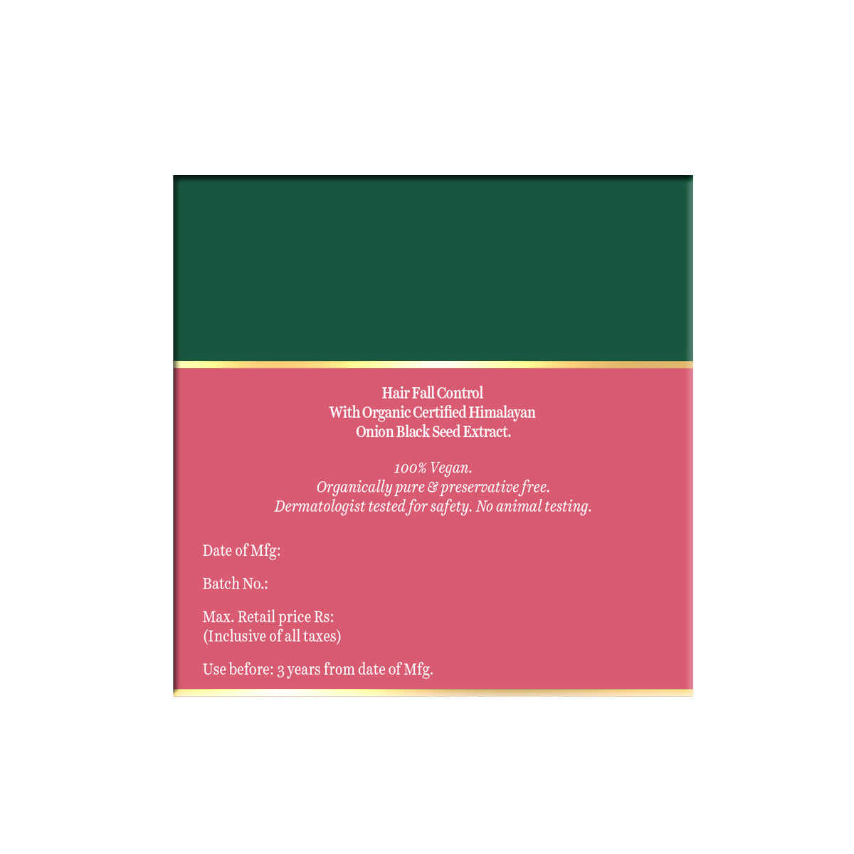 Onion  black seed hair mask 175g