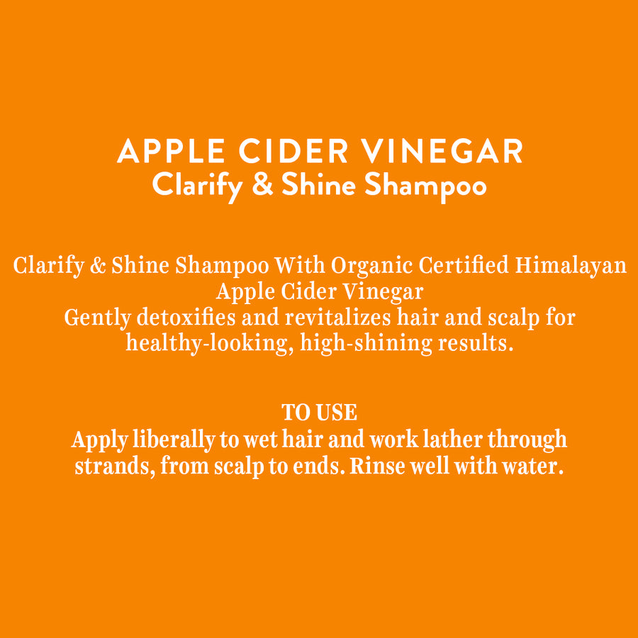 Apple Cider Vinegar Clarify & Shine Shampoo 300 ml