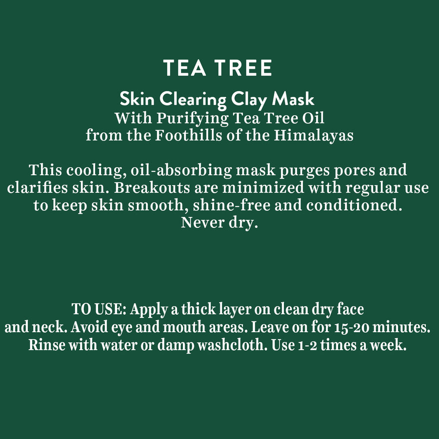 Tea Tree skin clearing clay mask 70gm