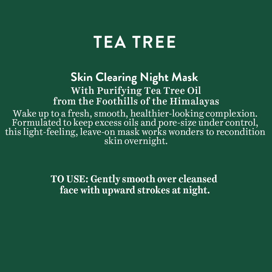 Tea Tree skin clearing Night mask 50gm