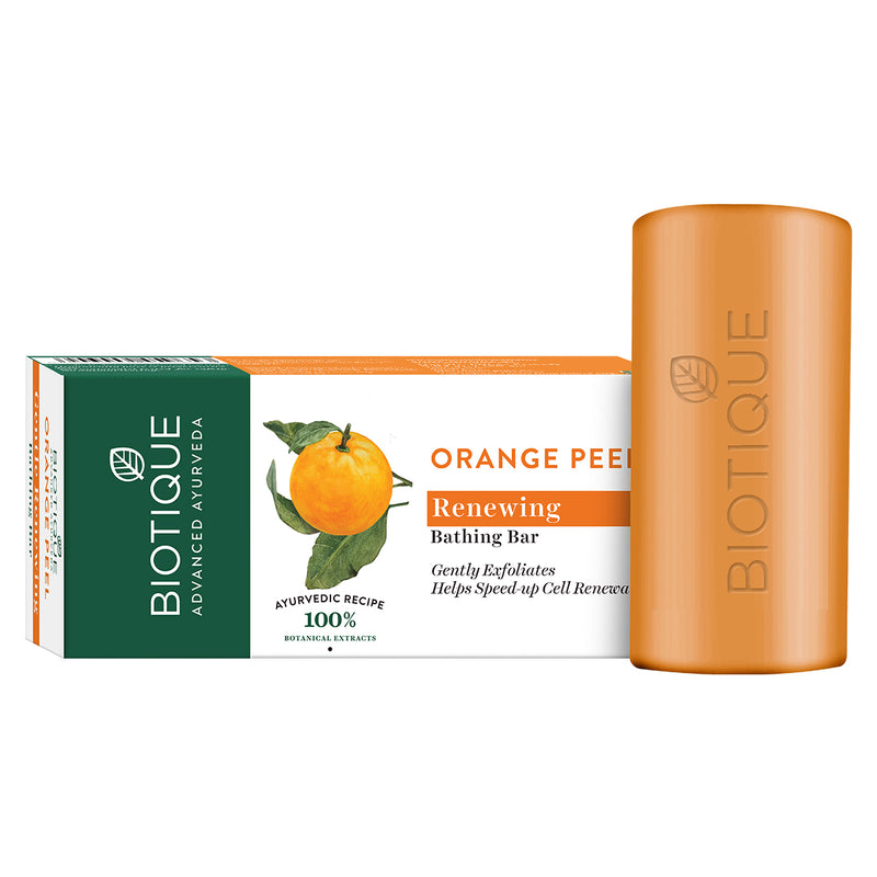 Orange peel renewing bathing bar 150g