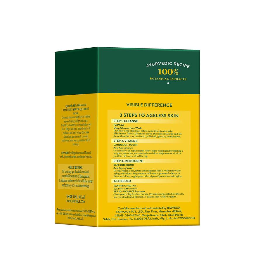 DANDELION YOUTH Anti-Ageing Serum 40ml
