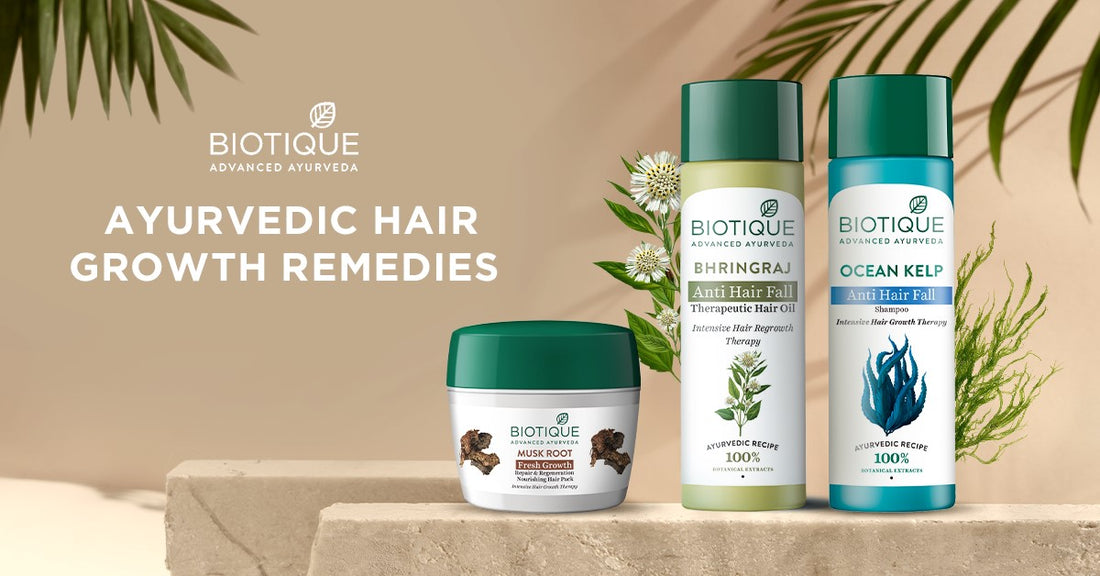 Ayurvedic Remedies for Hair Re-Growth & Control Hair Loss