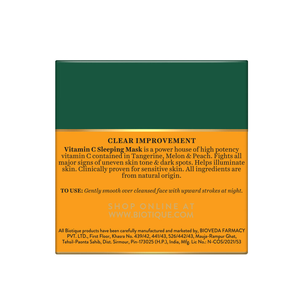 CLEAR IMPROVEMENT Vitamin C Sleeping Mask 50gm