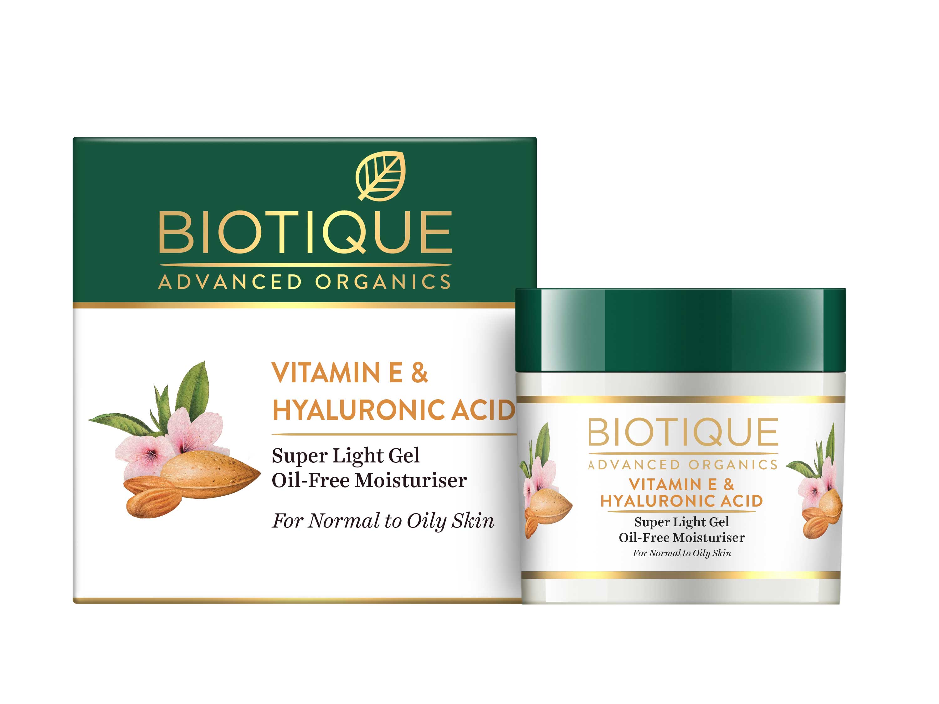 Vitamin e & hyaluronic acid super light gel oil-free moisturiser 50gm