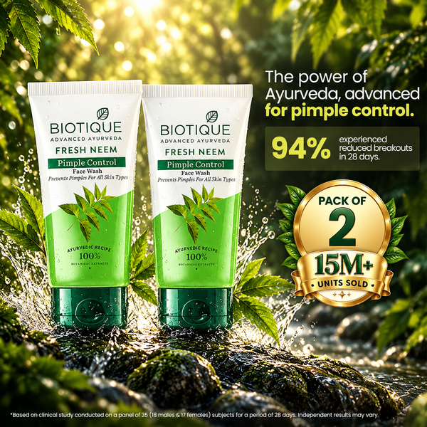 Fresh neem pimple control face wash - 100ml (pack of 2)