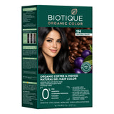 Organic Coffee & Indigo gel Hair color Powder 1N Natural Black (5g + 60ml)
