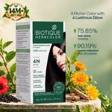 Herbcolor Brown- 4N, 60g+140ml