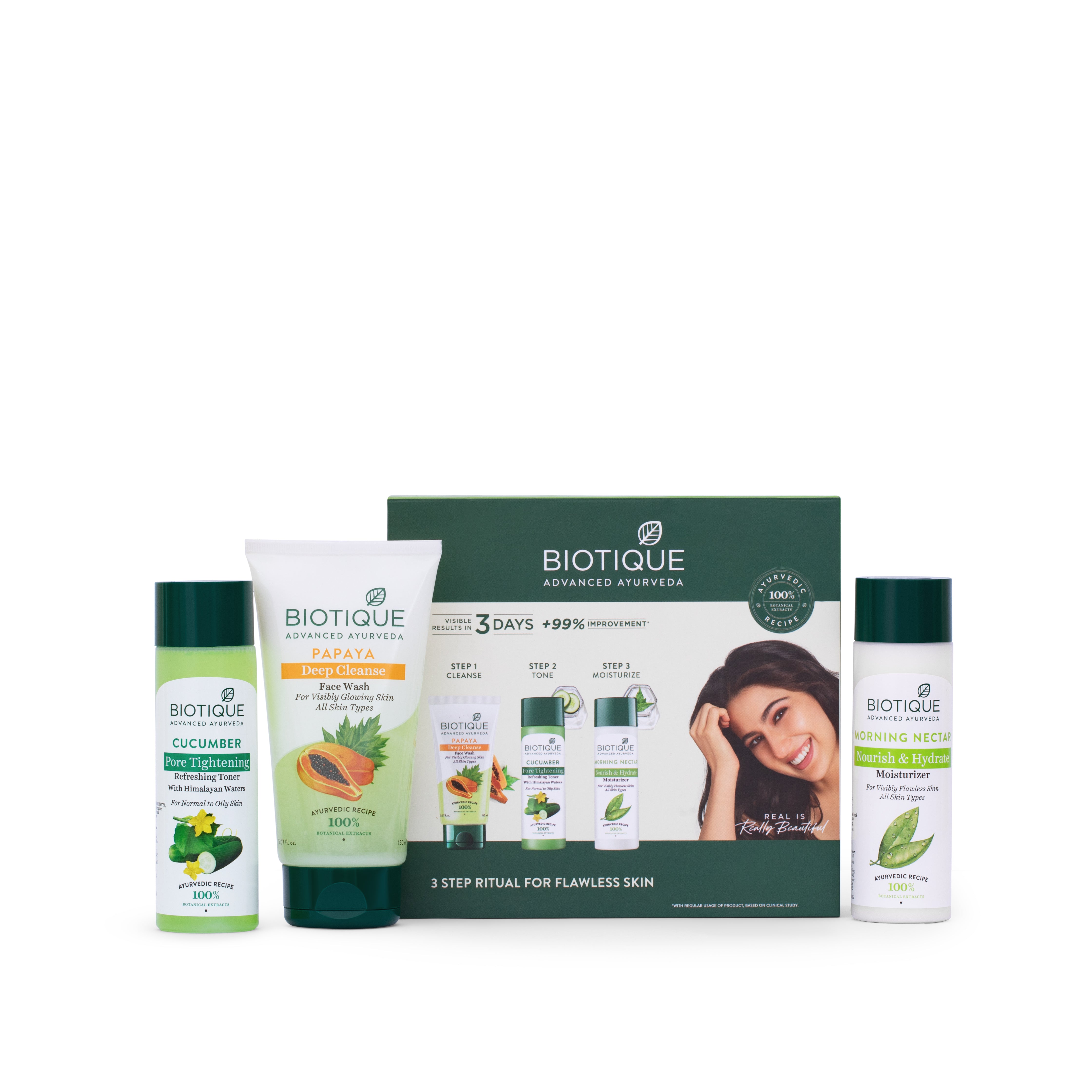 Daily skin care essential gift kit