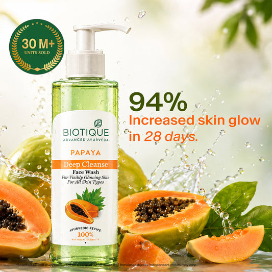 Papaya deep cleanse face wash 200ml