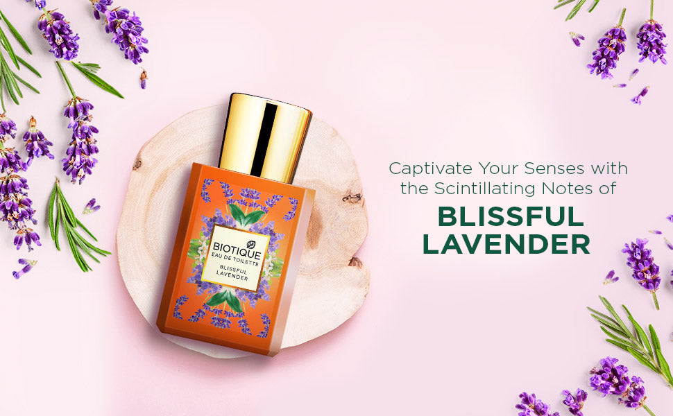 BIOTIQUE BLISSFULL LAVENDER Eau De Toilette 50ml A+ content