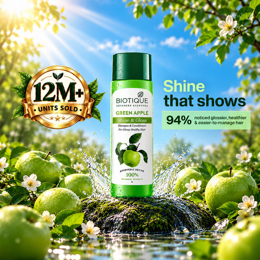 Green apple shine & gloss shampoo & conditioner 120ml