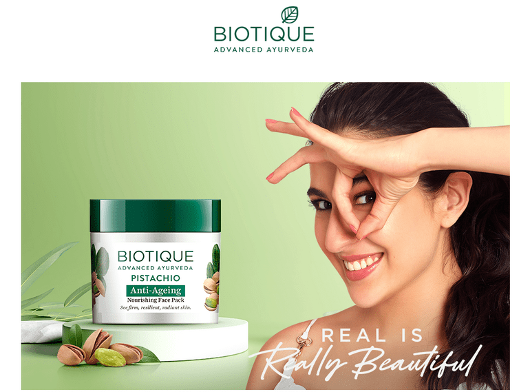 Pistachio anti ageing nourishing face pack - 175g