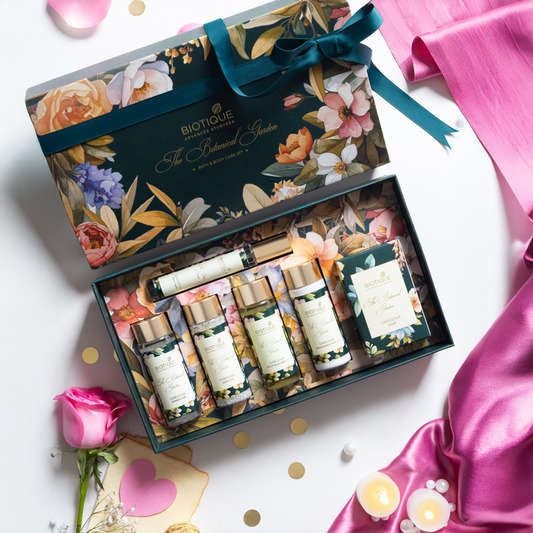 Biotique the botanical garden - bath & body care gift set (6 x 50ml)