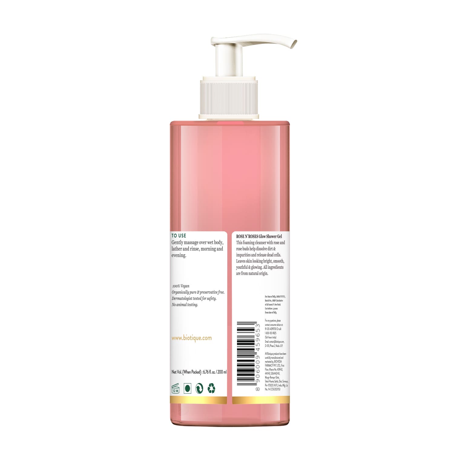 ROSE N'ROSES Glow Shower Gel 200ml