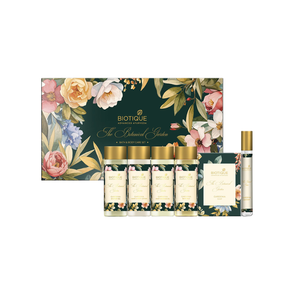 Biotique the botanical garden - bath & body care gift set (6 x 50ml)