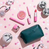 Born to party with makeup pouch