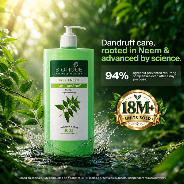 Fresh neem anti dandruff shampoo & conditioner 500ml