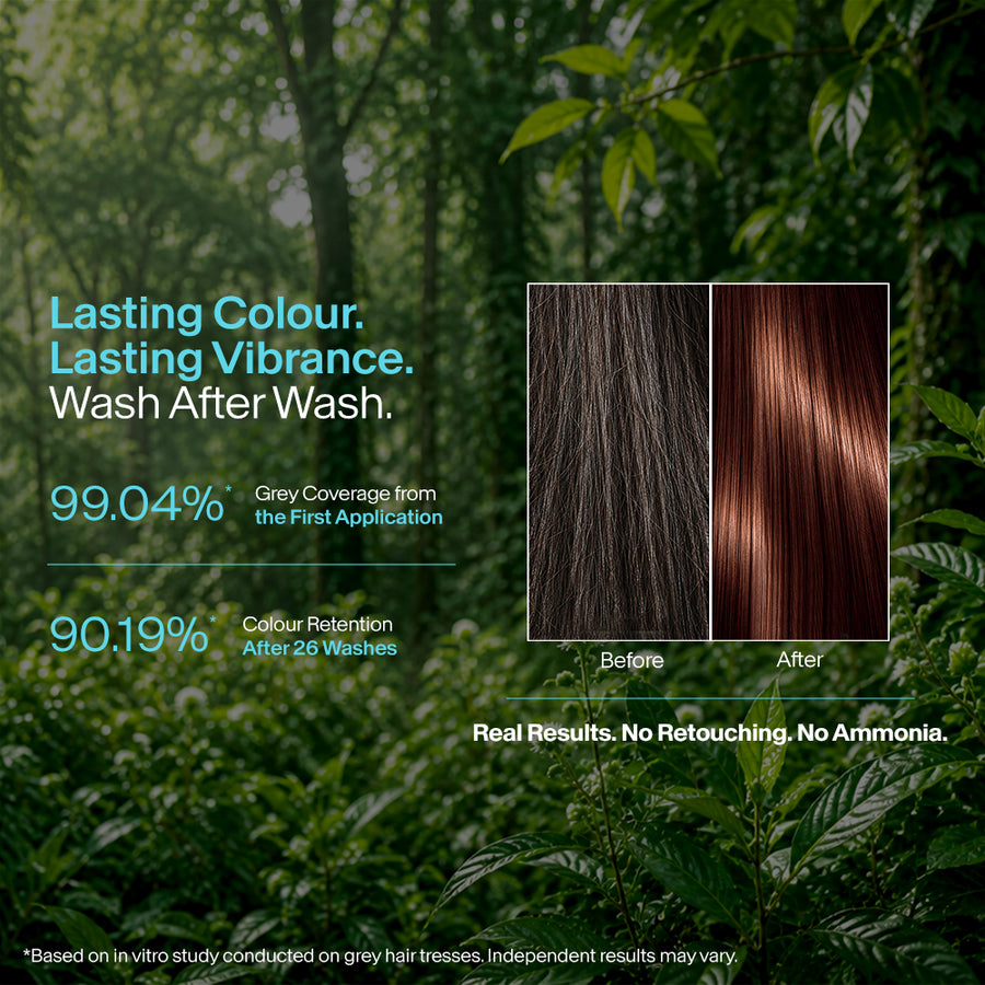 Pack of 3  Herbcolor 4N Brown 50 Gm +110 Ml