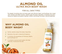 Almond oil ultra rich body wash 200ml