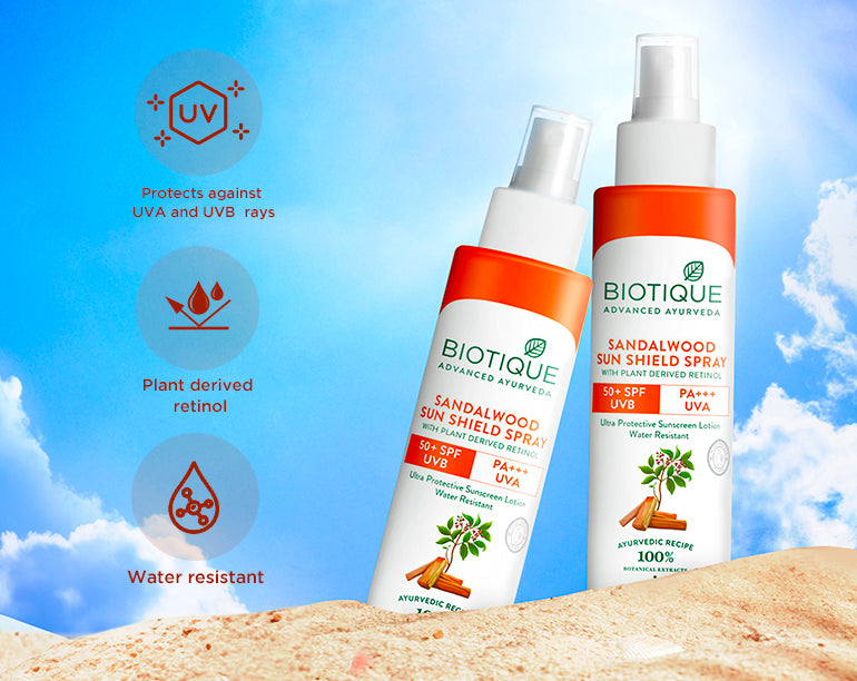 Sandalwood Sunshield Spray SPF 50+  120ml A+ content