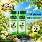 Green Apple Shine & Gloss Shampoo & Conditioner - 340ml (Pack of 2)