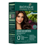 Organic Tea & Beetroot Gel Hair Color Powder 3N Darkest Brown(5g+60ML)