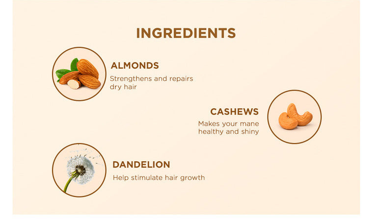 ALMOND & CASHEW Colour Protect Hair Serum 40ml ingredient