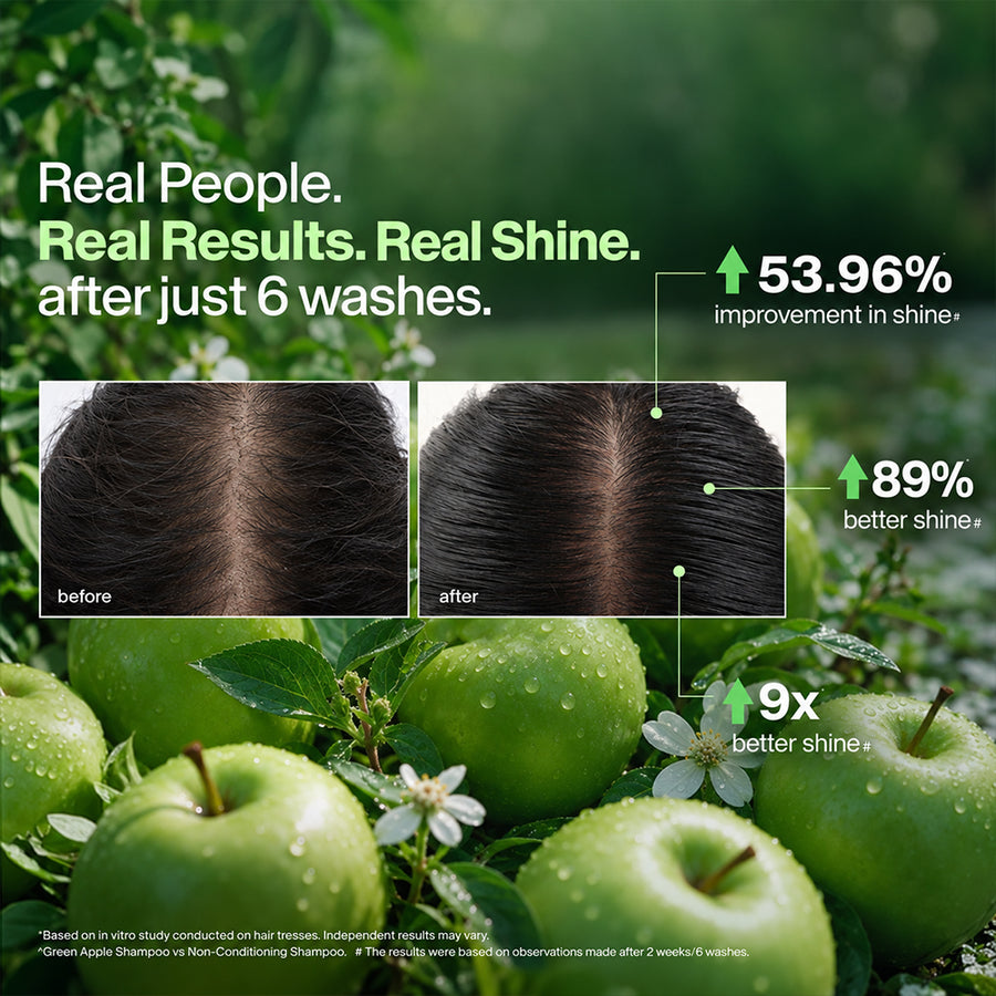 Green Apple Shine & Gloss Shampoo & Conditioner - 340ml