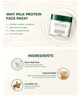 MILK PROTEIN Instant Glow Brightening Face Pack - 175g