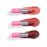 Lipstick pack of 3: nude edition with lipstick case