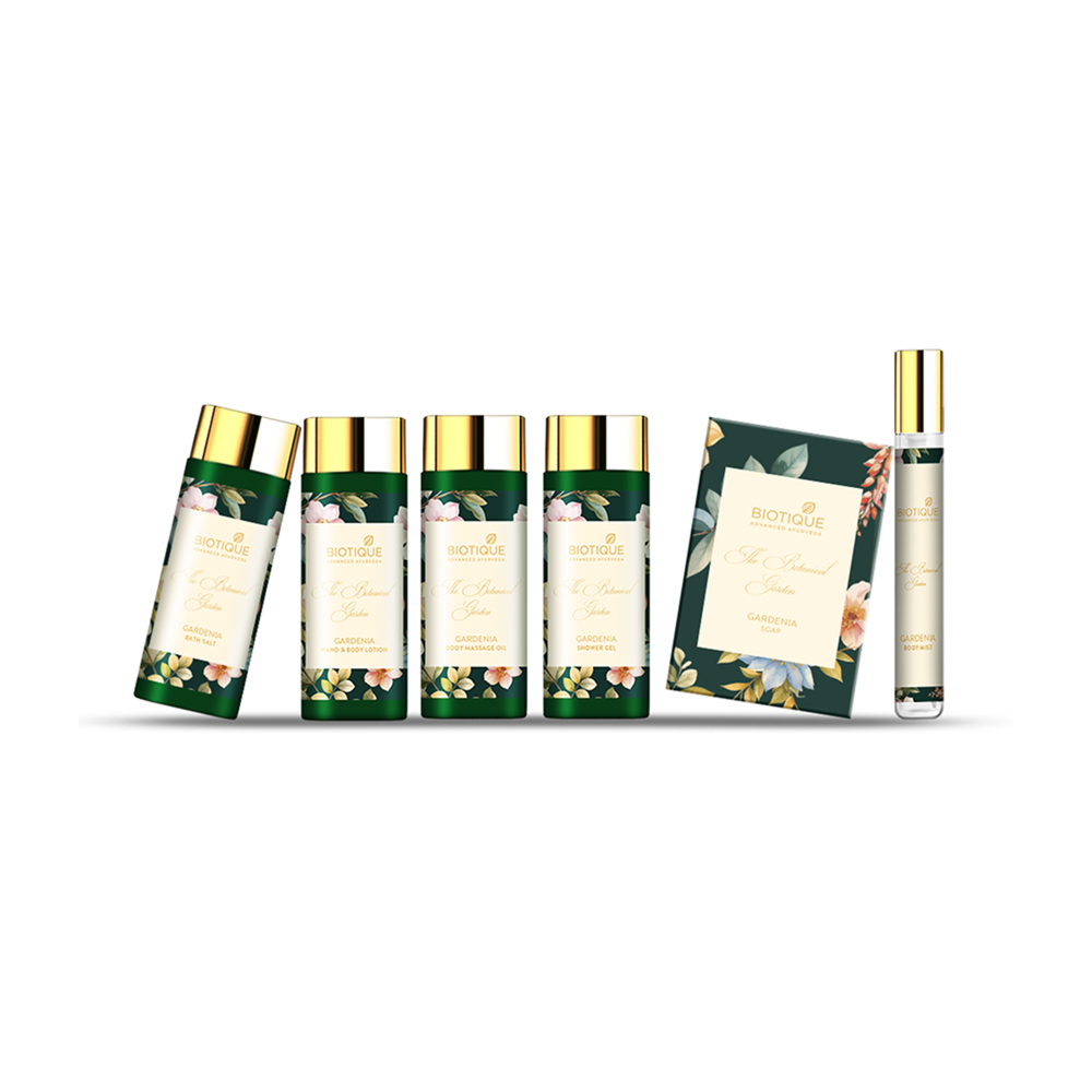 Biotique the botanical garden - bath & body care gift set (6 x 50ml)