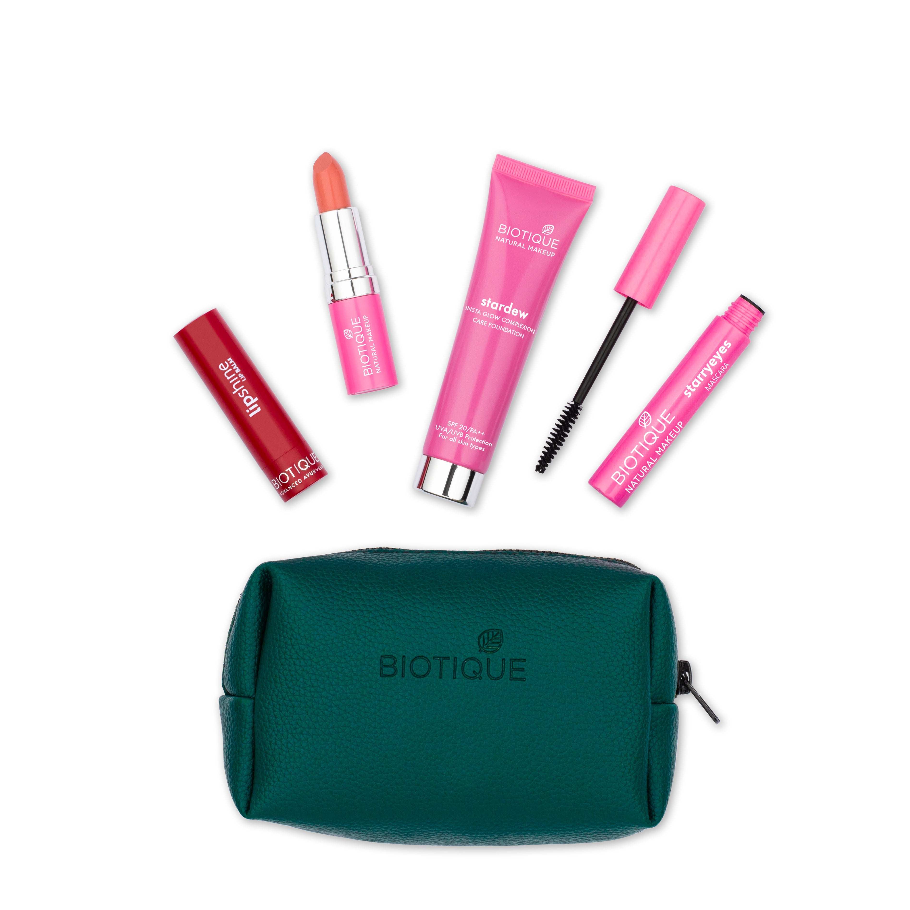 WAKEUP MAKEUP EVERYDAY ESSENTIAL KIT  WITH MAKEUP POUCH