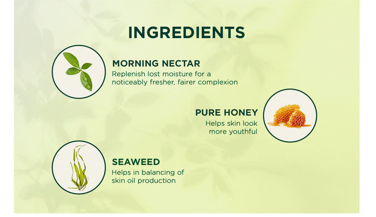 Morning Nectar Nourish & Hydrate Moisturizing Cream 50g ingredient
