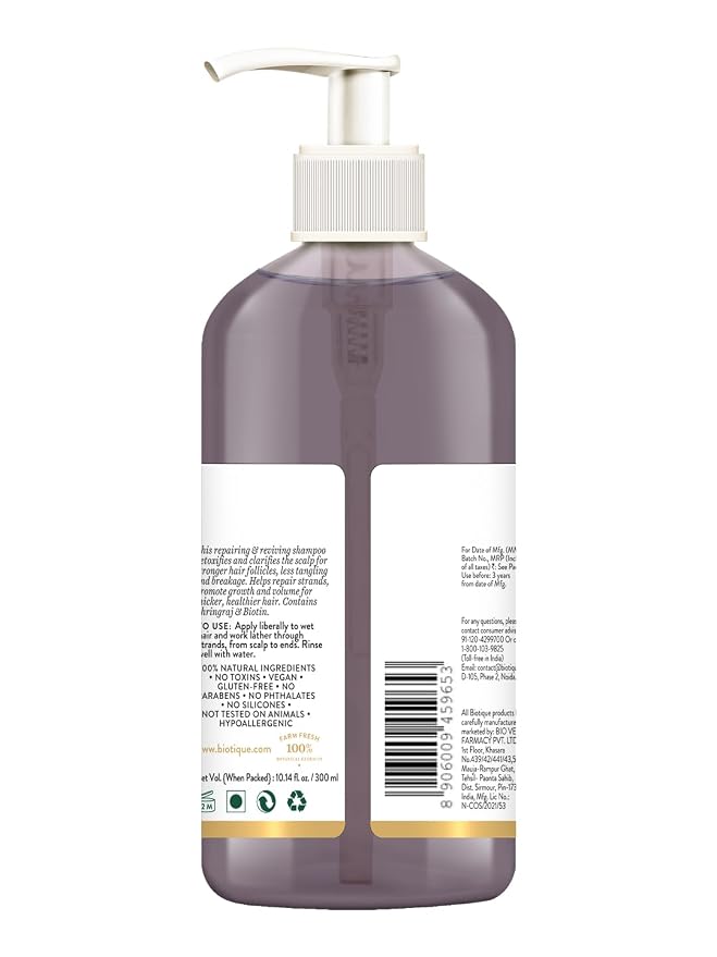 BIOTIQUE BHRINGRAJ & BIOTIN Hair Fall Control Therapy Shampoo 300ml