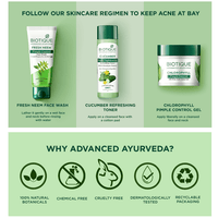 Chlorophyll pimple control oil free anti-acne gel 50g