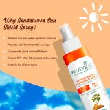 Sandalwood Sunshield Spray SPF 50+  120ml