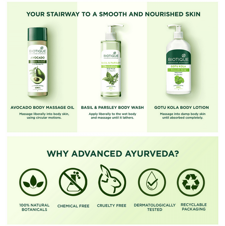 Gotu kola smooth skin body lotion