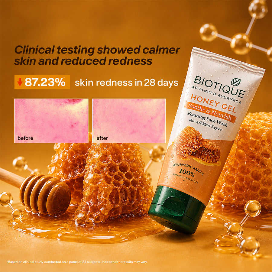 Honey Gel Soothe & Nourish Foaming Face Wash - 120ml