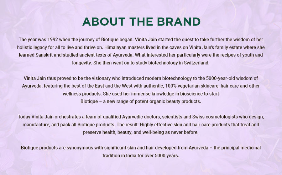 BIOTIQUE ROYAL SAFFRON Eau De Parfum 50ml
