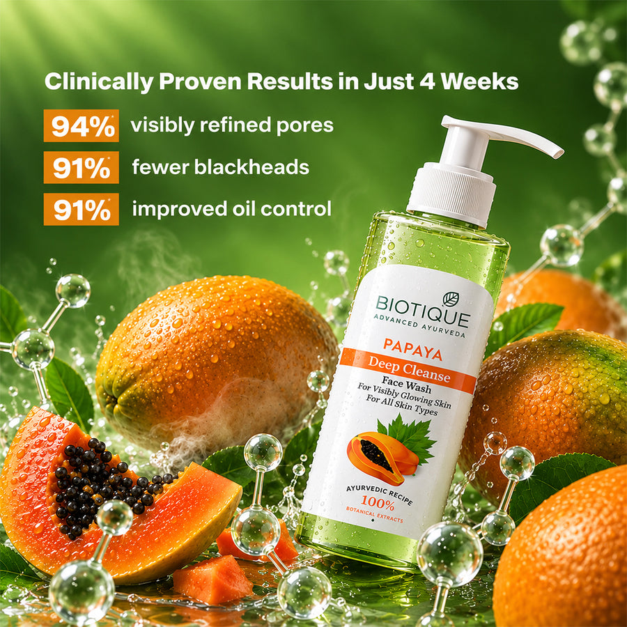 Papaya Deep Cleanse Face Wash 200ml
